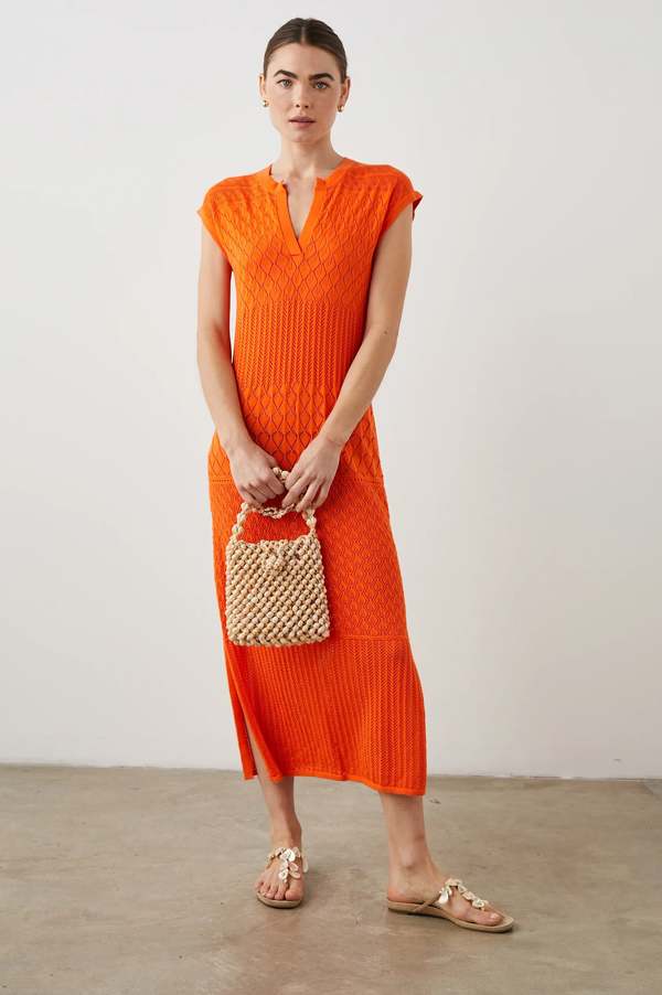 rails orange dress RAILS GINGER DRESS