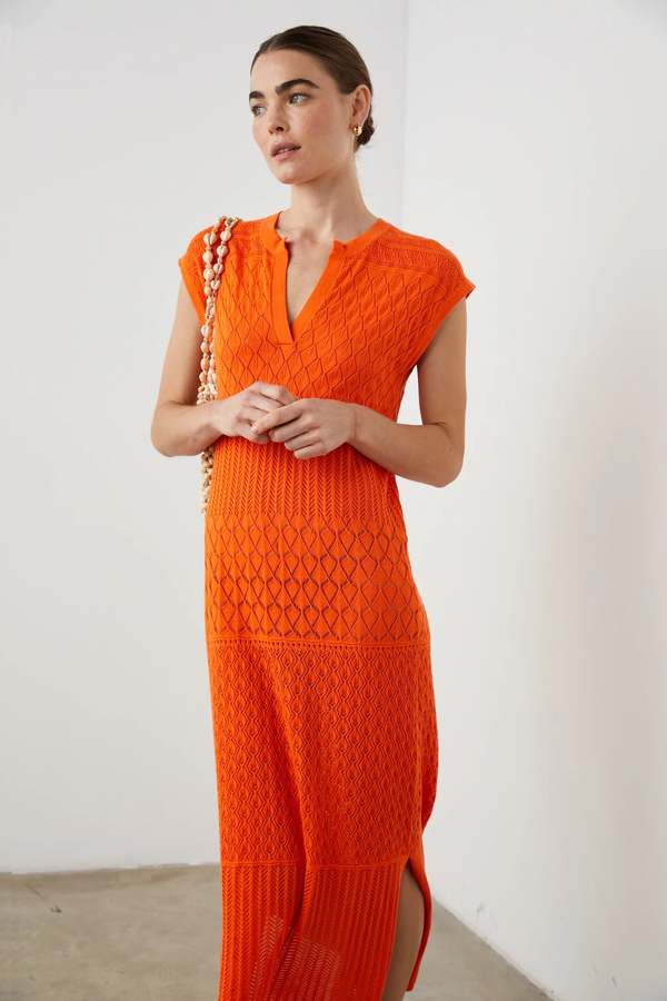 open lace back dress Mango Beach Dress main image 1