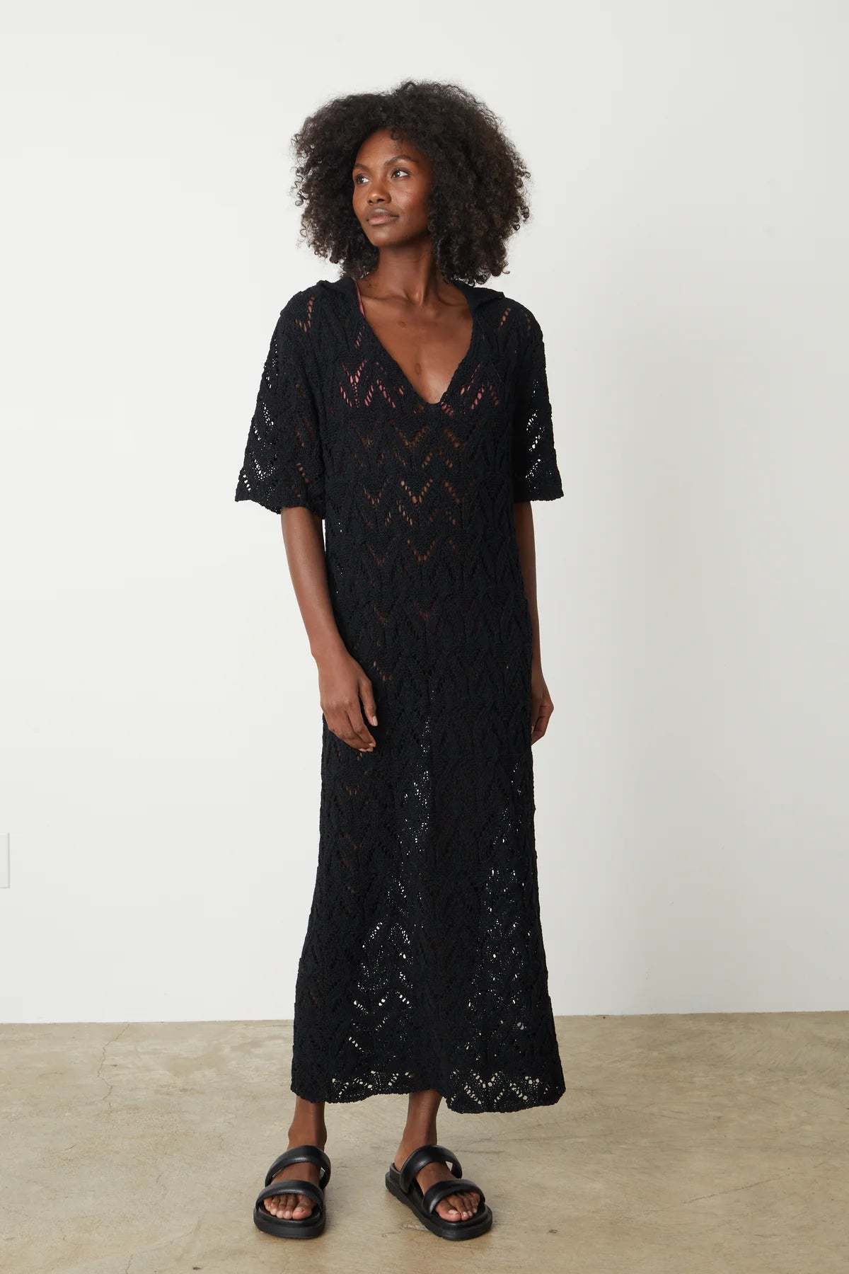 Velvet Jacqueline Knit Dress - Black | Garmentory