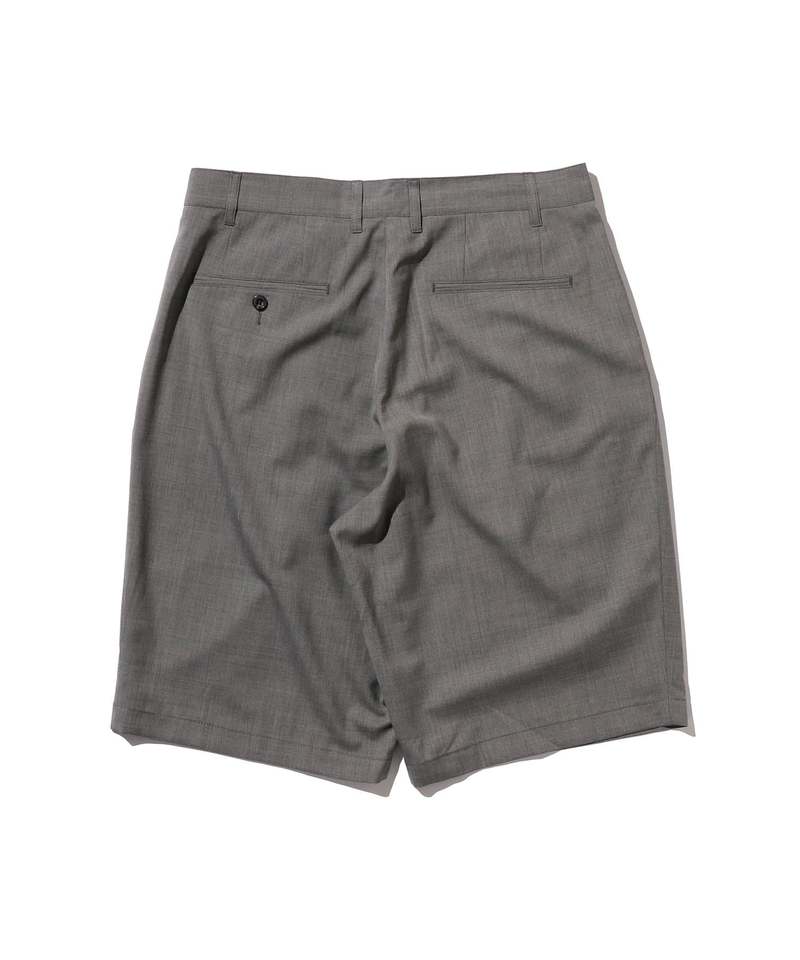 BEAMS PLUS 2 Pleats WoolTropical ダークネイビー BeamsPlus2PleatsShortsWoolTrop