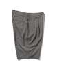 Beams Plus Wool Tropical 2 Pleats Shorts - Grey - Thumbnail 3