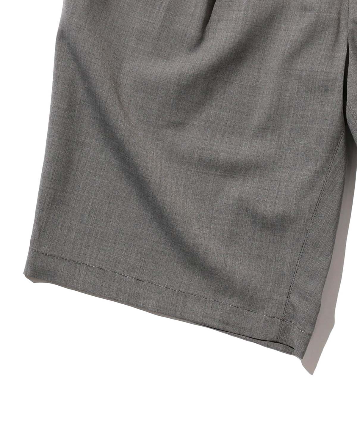 Beams Plus Wool Tropical 2 Pleats Shorts - Grey | Garmentory