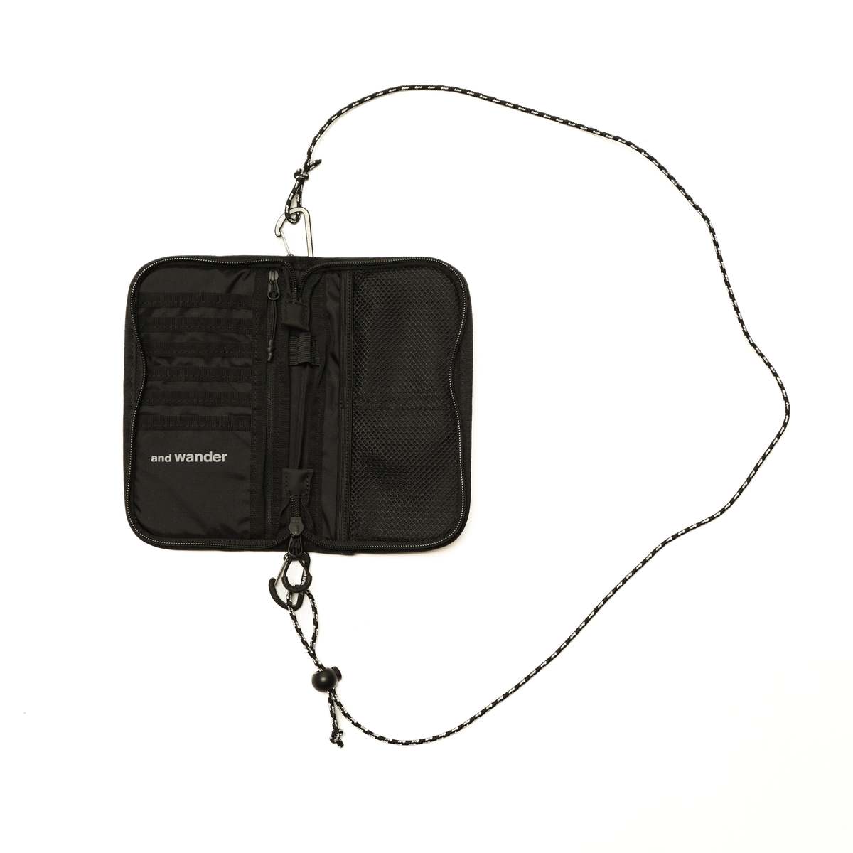 and wander REFLECTIVE RIP POUCH - BLACK | Garmentory