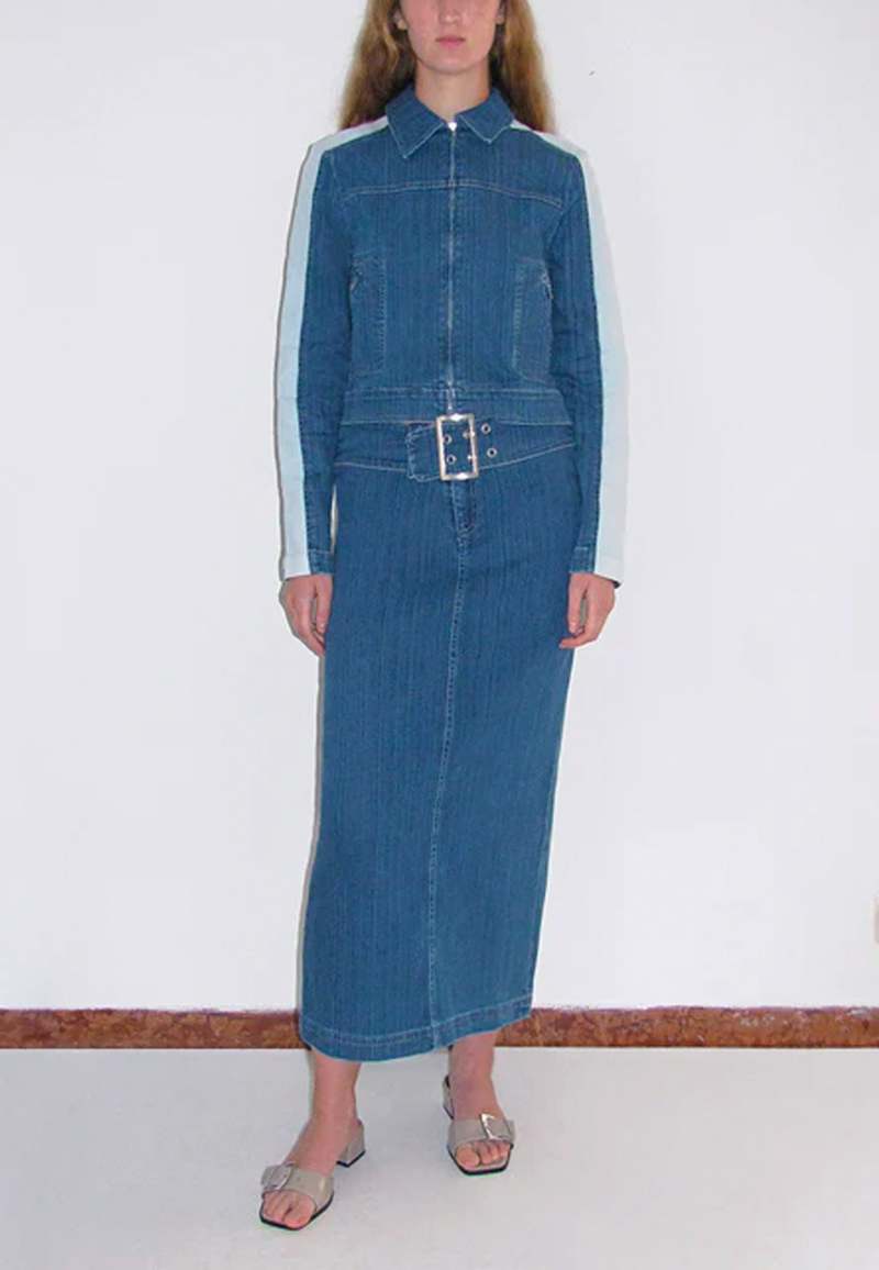 PALOMA WOOL | MATY JACKET/ INDIGO BLUE denim jacket – STOCK