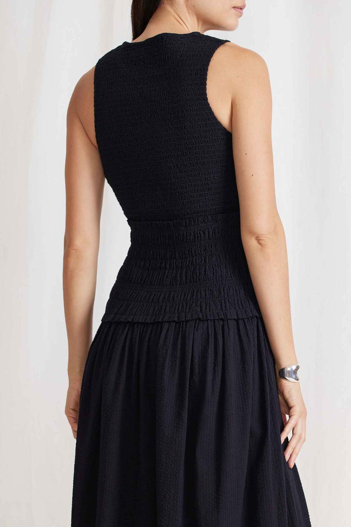 Apiece Apart Siempre Tank Maxi Dress - Black