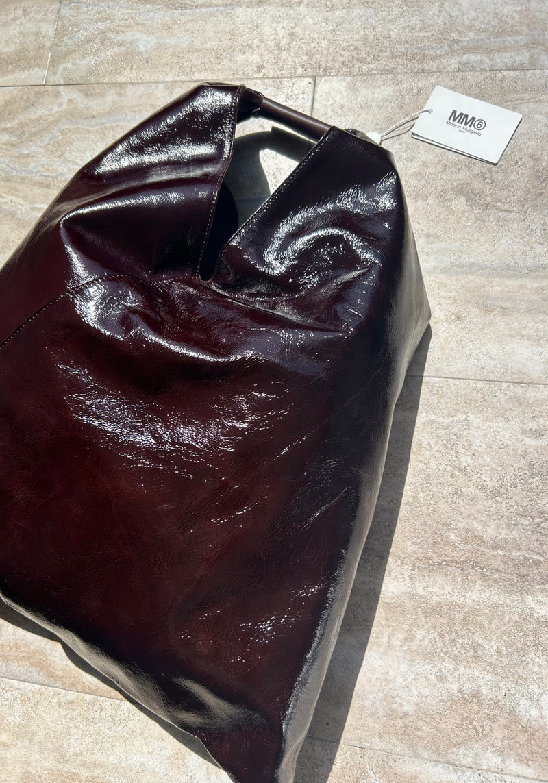 MM6 Classic Japanese Handbag - Burgundy | Garmentory