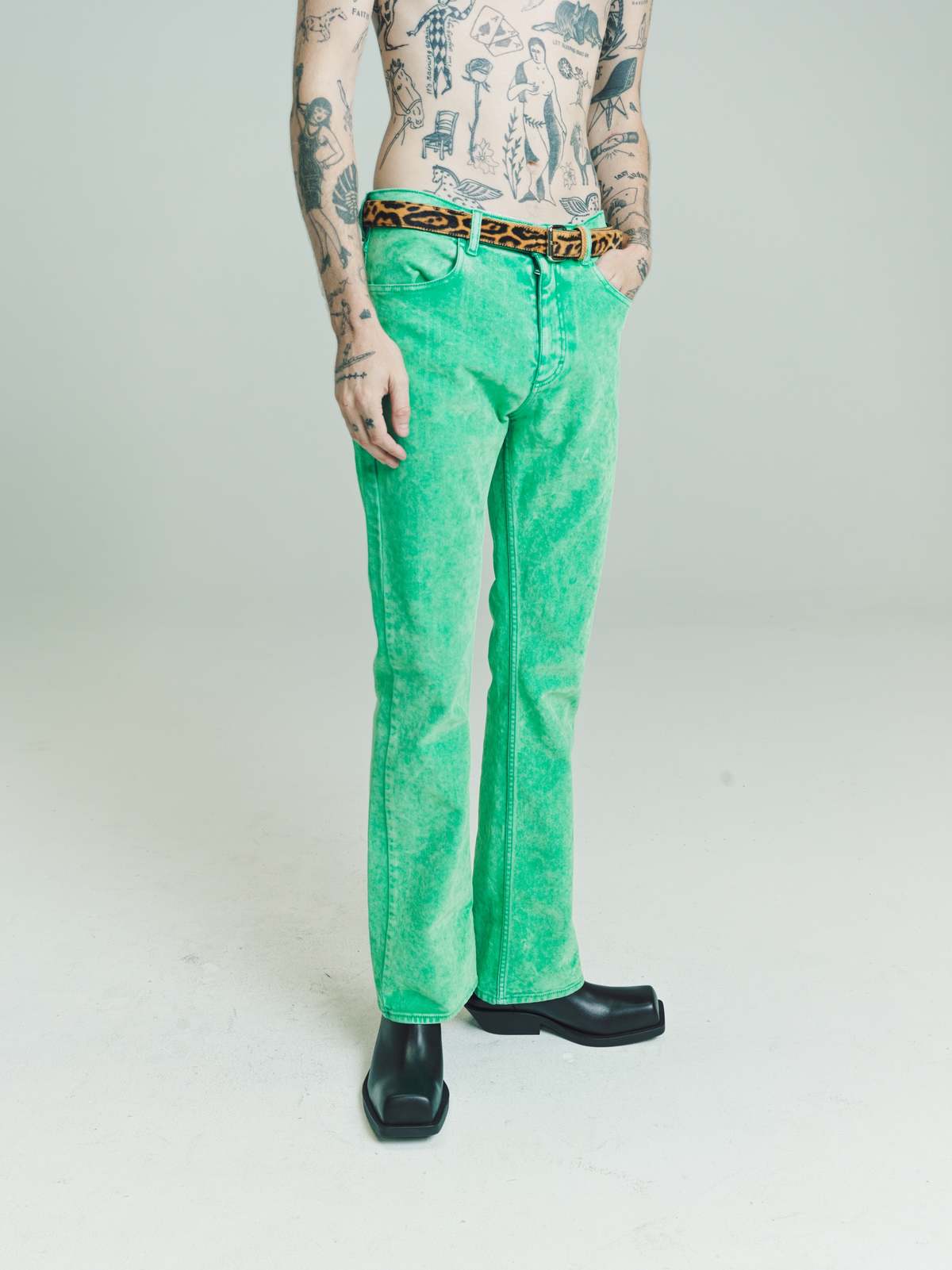 パンツ Marni Tailored Green Trousers Marni Tailored Trousers, $720 | farfetch.com | Lookastic