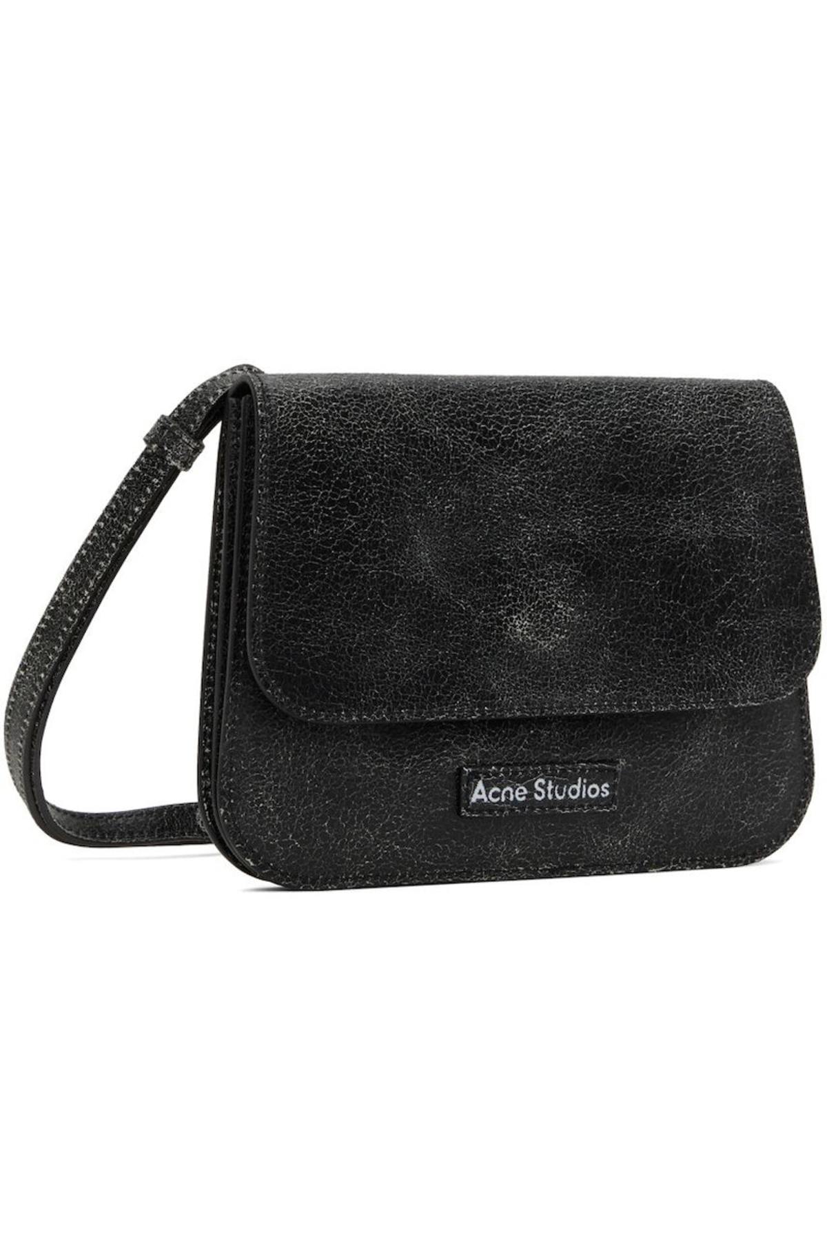 Acne Studios Platt Crossbody Bag - Black | Garmentory