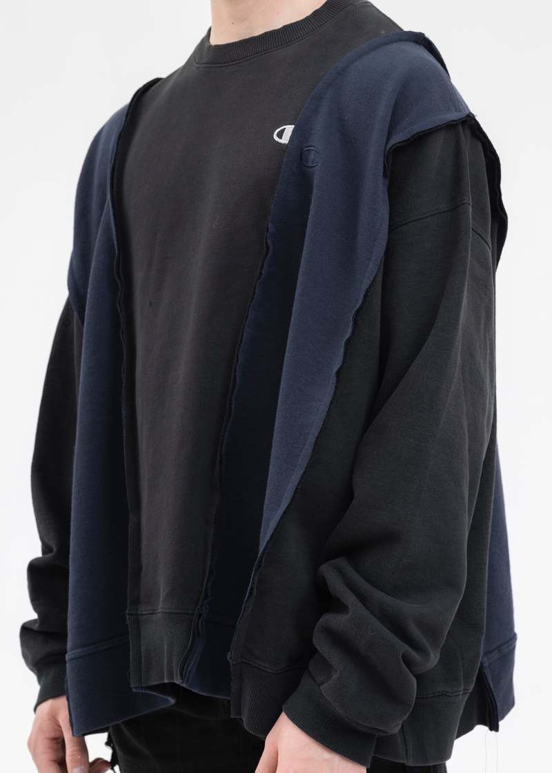 DISCOVERED Wide Champ Sweat - Black | Garmentory
