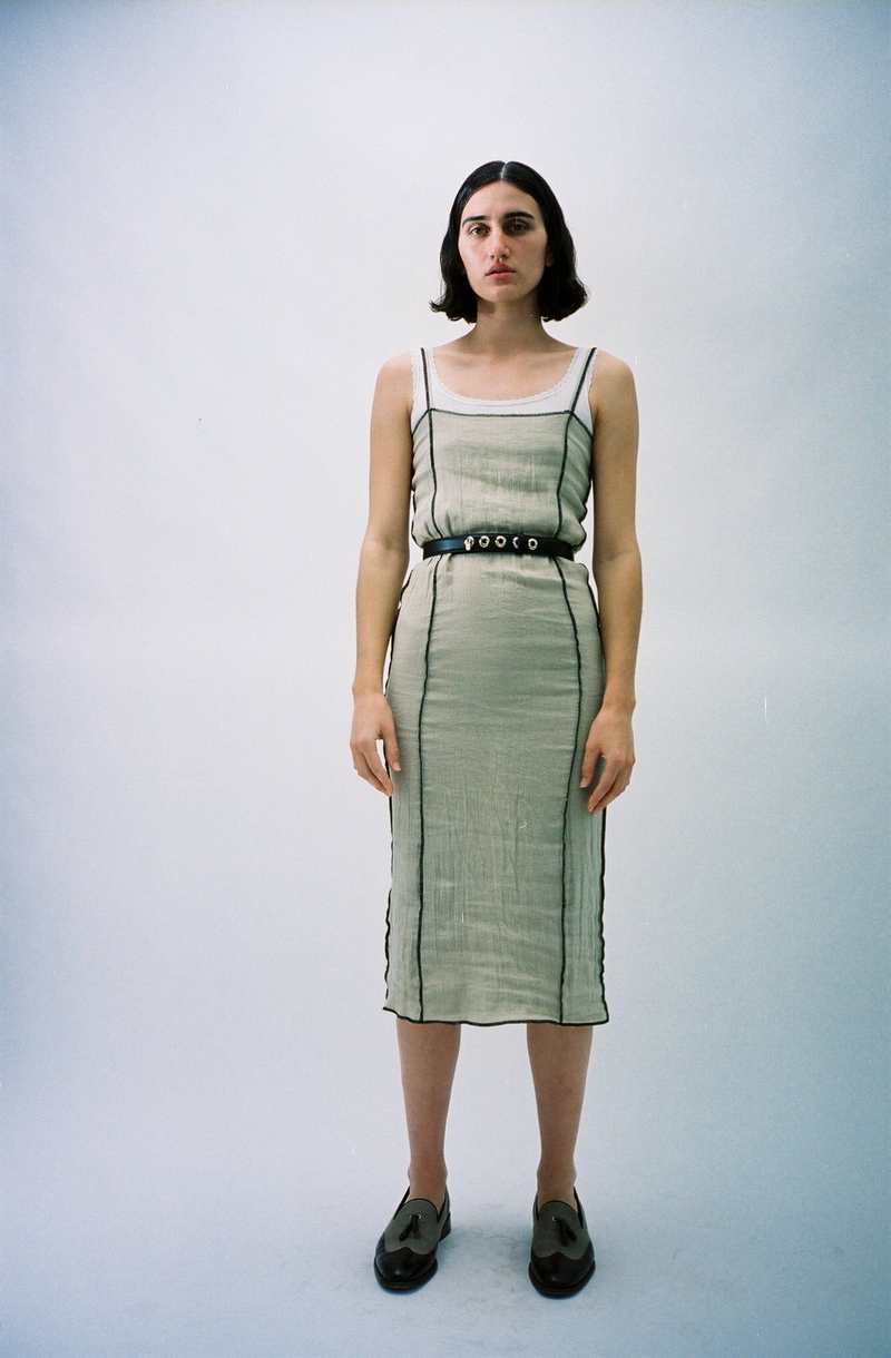 「gg0909」baserange shok dress Shok Slip Dress in Assortment | Crinkle linen | en | Baserange