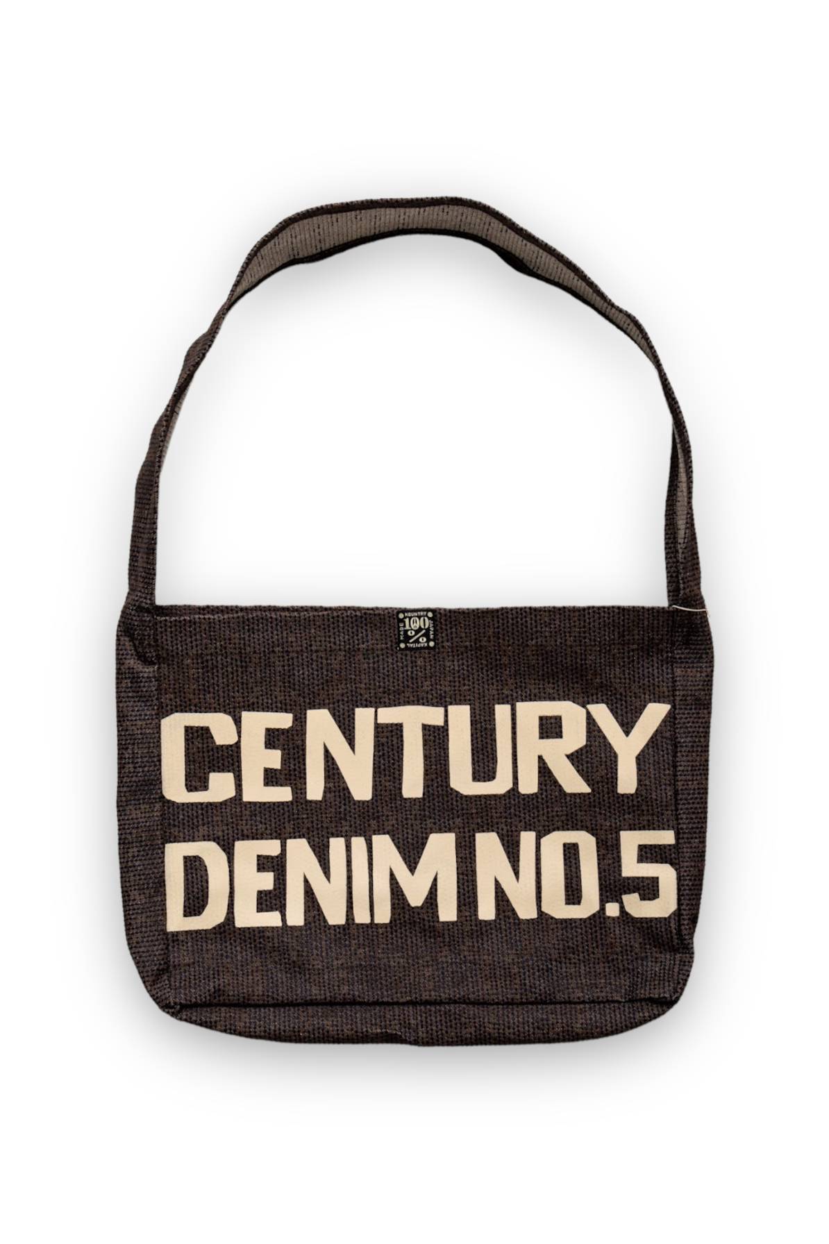 KAPITAL CENTURY DENIM NO.5 刺子ショルダー バッグ Kapital Century Denim No 5 BOOK BAG - Brown | Garmentory