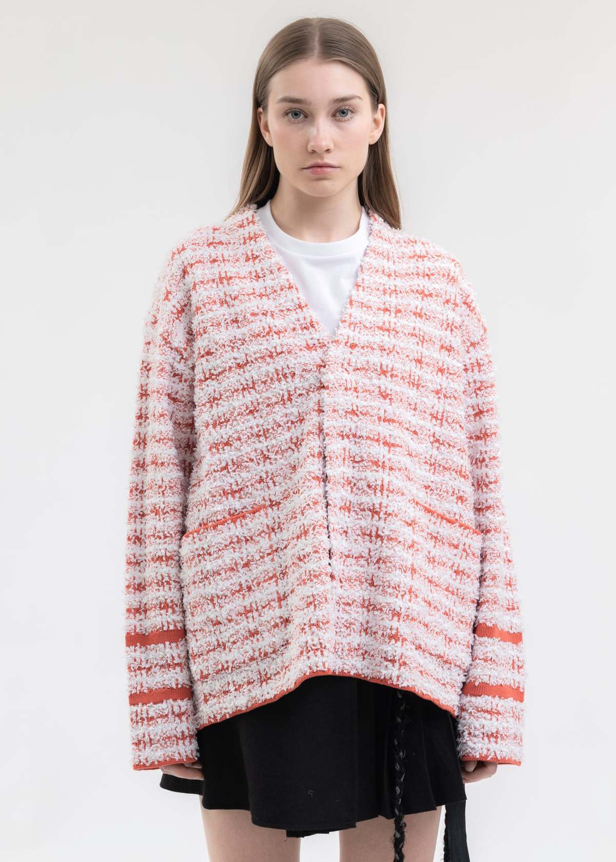 DISCOVERED COCO TWEED KNIT CARDIGAN JKT