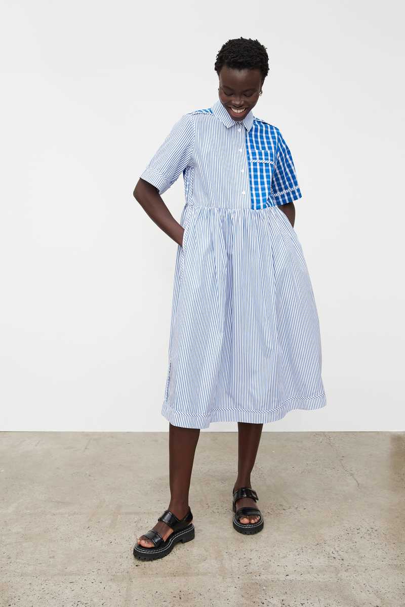kowtow shirt dress Kowtow Shirt Dress - Stripe Check