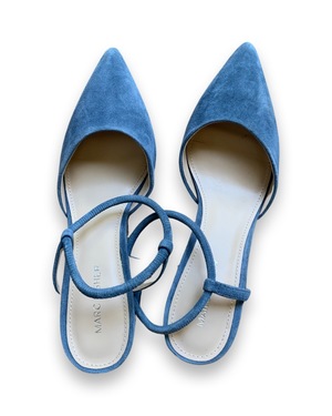 Blue hot sale small heels