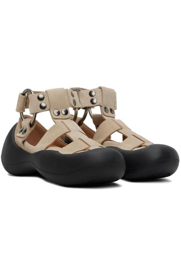 サンダル JW Anderson ANM40540B 17142 PRINT BUMPER Slides JW Anderson Bumper-Tube Sandals | Blue | FARFETCH