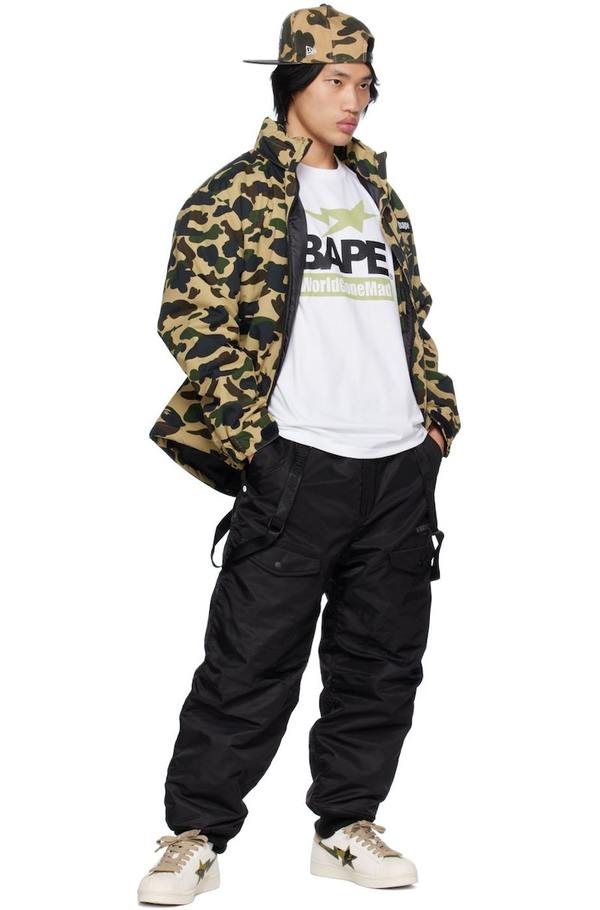 Bape Yellow 1st Camo Military Jacket Yellow