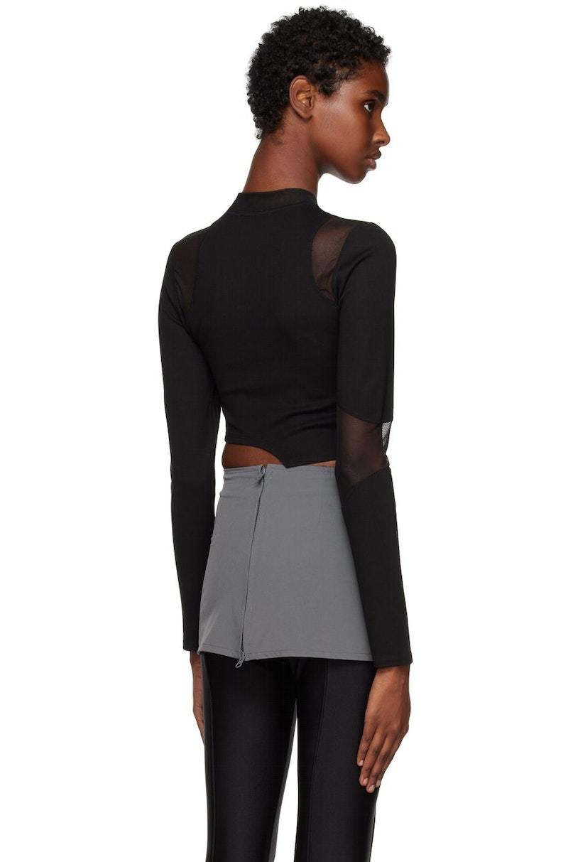 HELIOT EMIL Layered Long Sleeve T-Shirt - Black | Garmentory