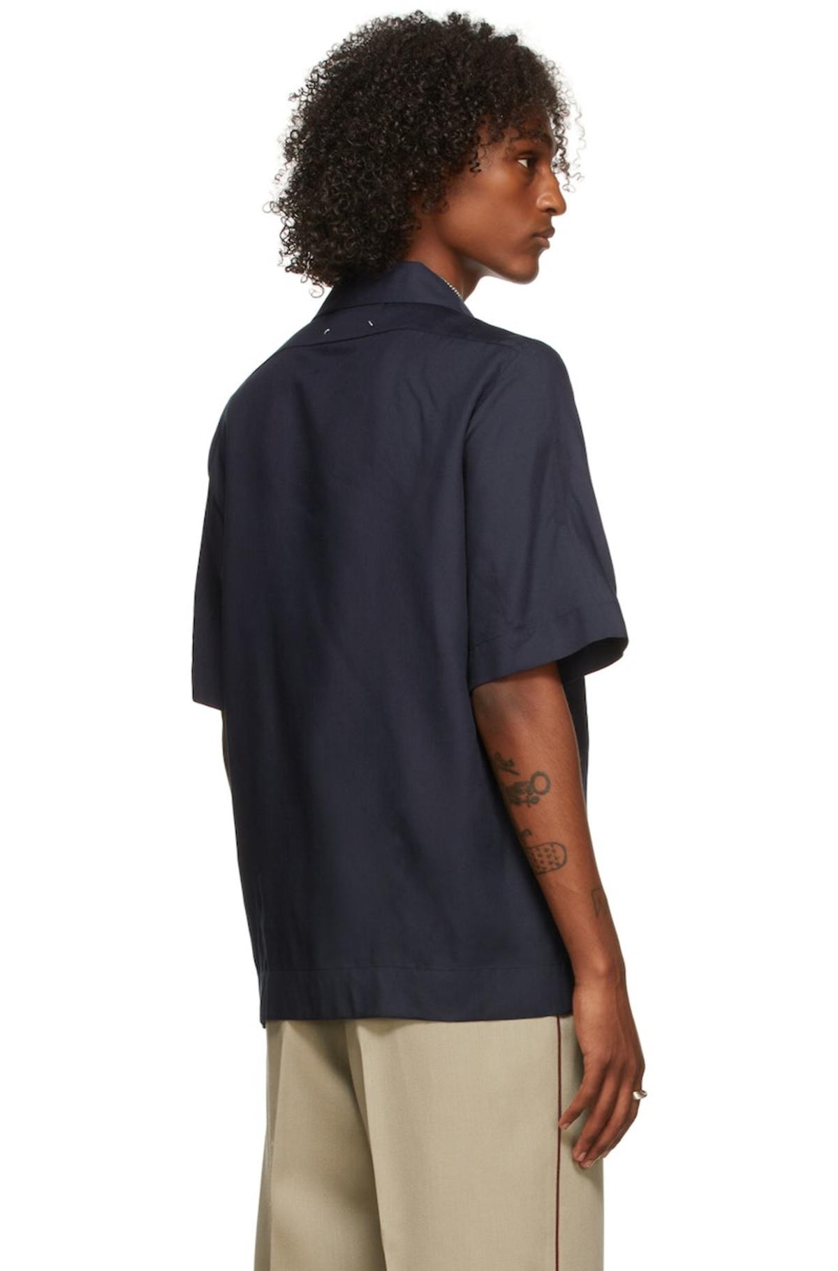 Maison Margiela ④ シャツ Maison Margiela four-stitch Cotton T-shirt | Grey | FARFETCH