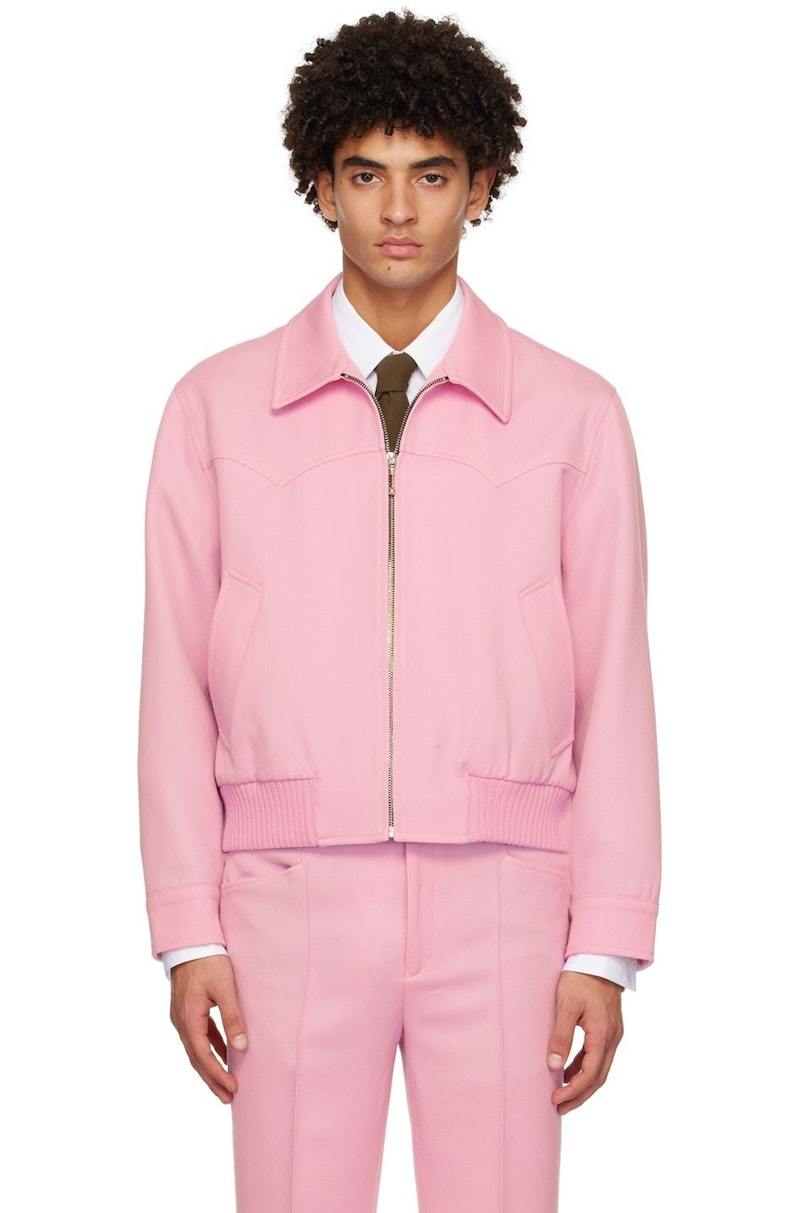 Ernest W. Baker Western Harrington Jacket - Pink 21aw ernest w