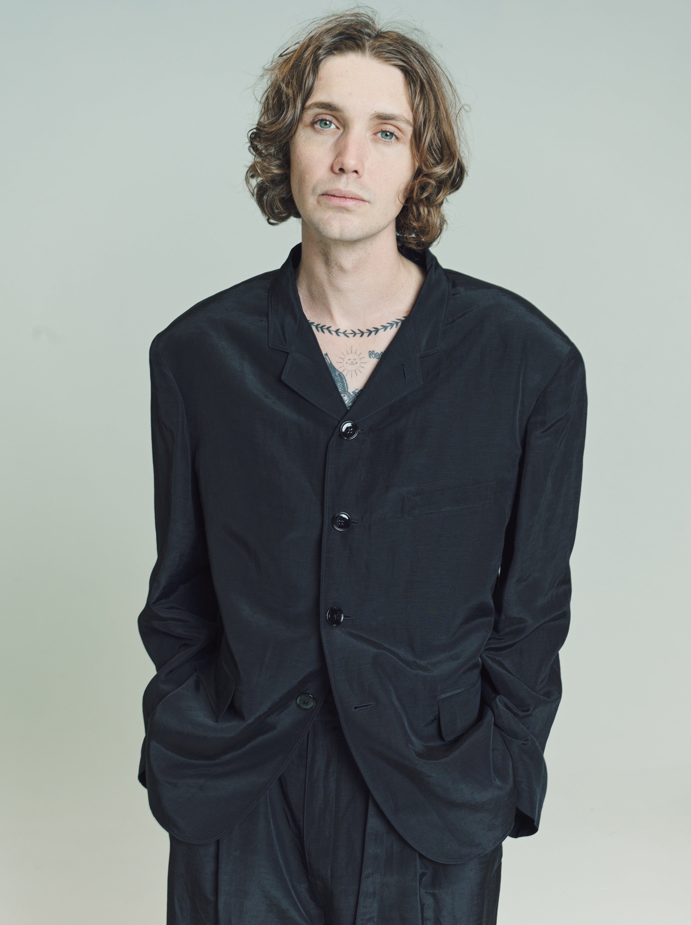 Lemaire Linen And Viscose Short Jacket - Black | Garmentory