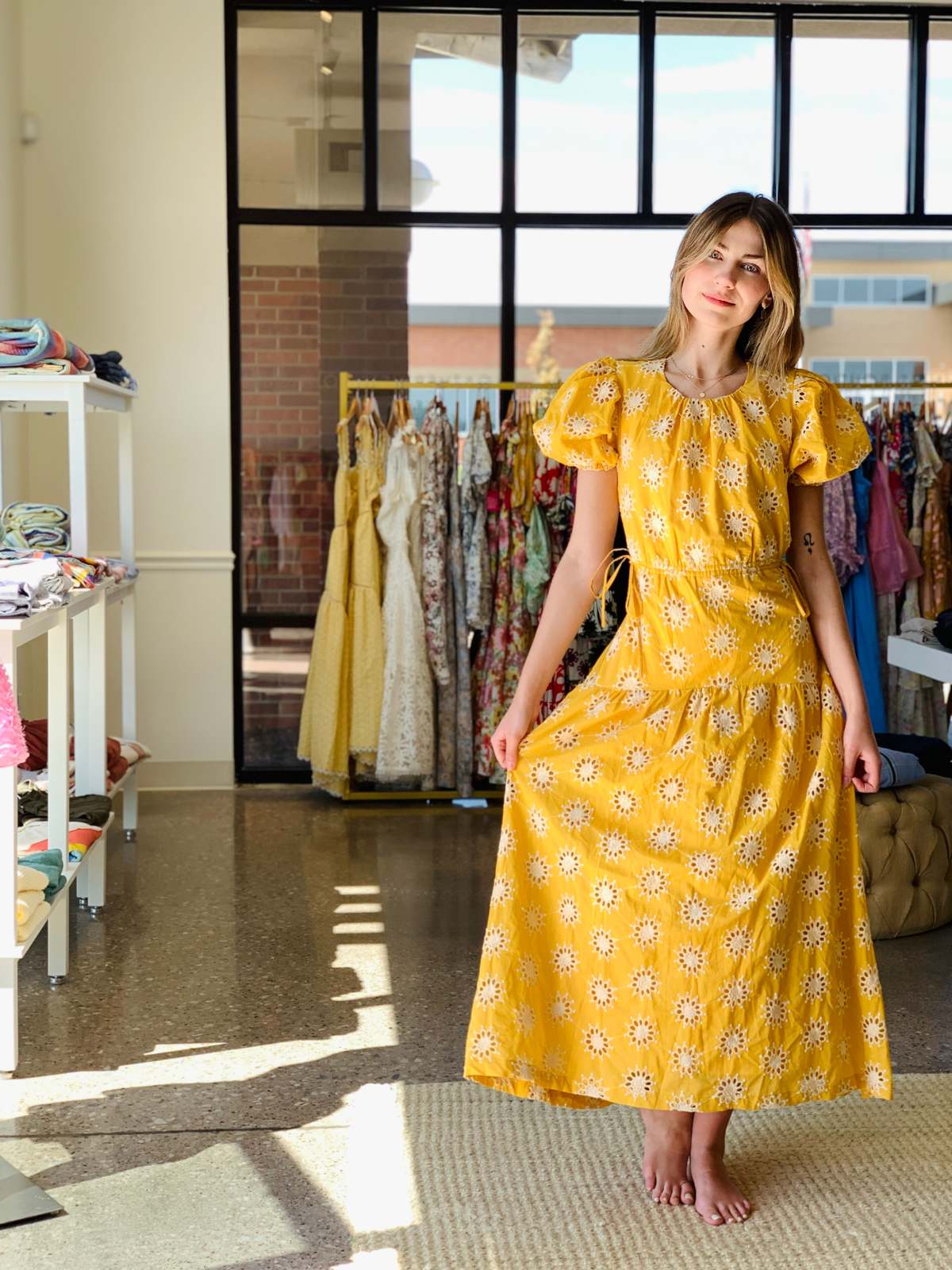 En Saison Brooke Maxi Dress - Yellow