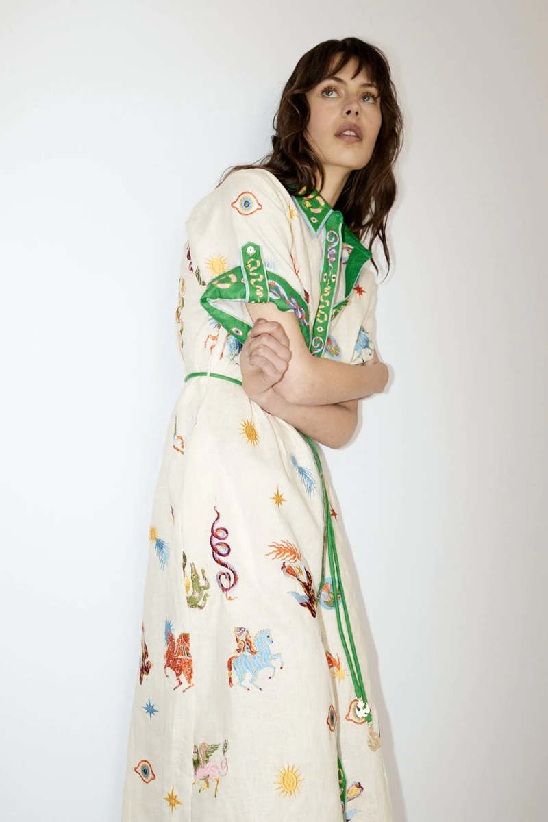 alemais embroidered shirt dress Alemais main image 1