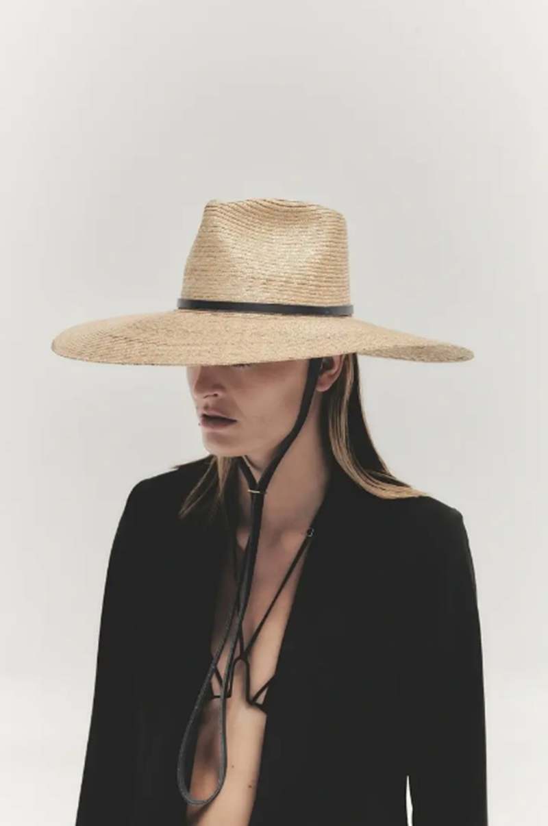 Janessa Leone Milton Hat - Natural | Garmentory display picture 3