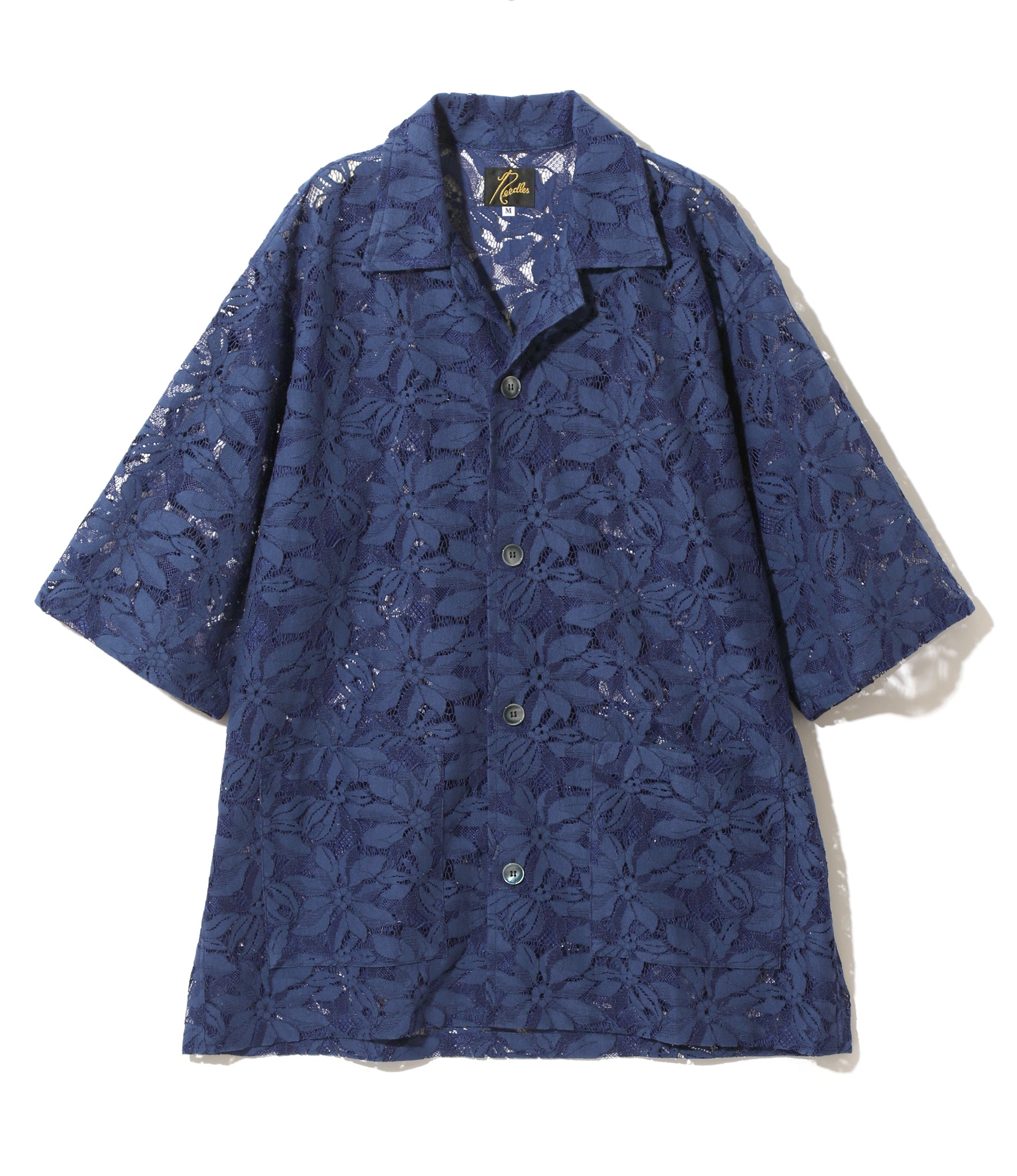 トップス Needles \"CABANA SHIRT\" Navy Needles Cabana Shirt - Paisley Jacquard - Navy | Parallel