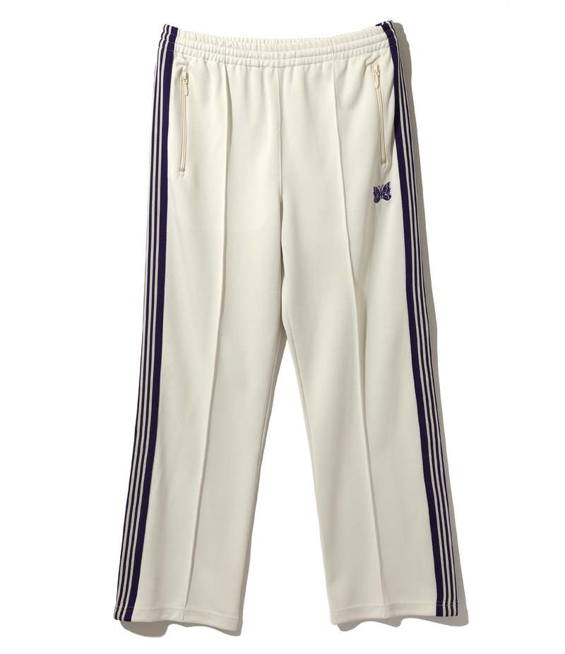 Needles Track Pant - Poly Smooth Ice White | Garmentory