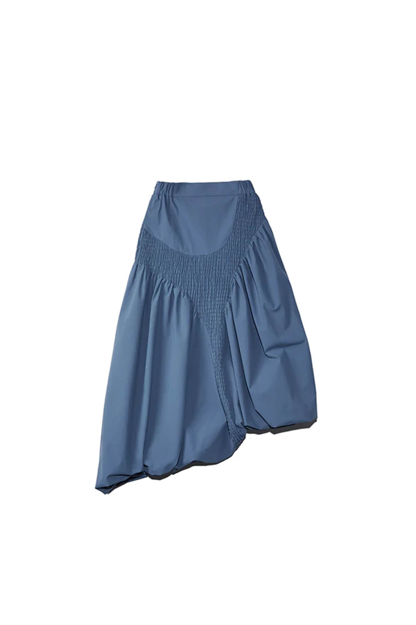 Roaringwild Asymmetric Skirt - Blue