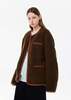 A Personal Note 73 Woolen Jacket - Brown - Thumbnail 2