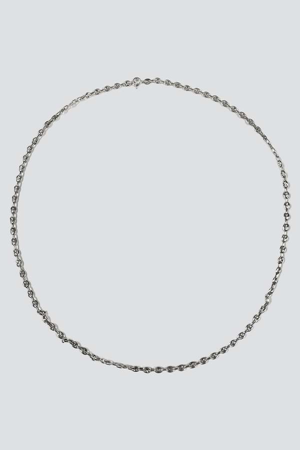 Vintage Sterling Silver Mariner Chain Silver Garmentory