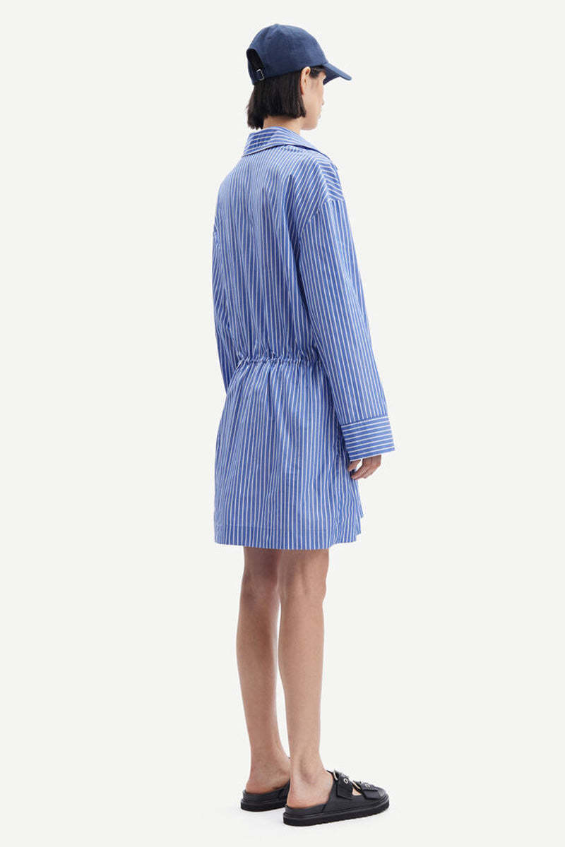ワンピース soor ploom Edith dress (pinstripe) 3y Soor Ploom Edith Dress - Edelweiss – Casp Baby Mommy & Me