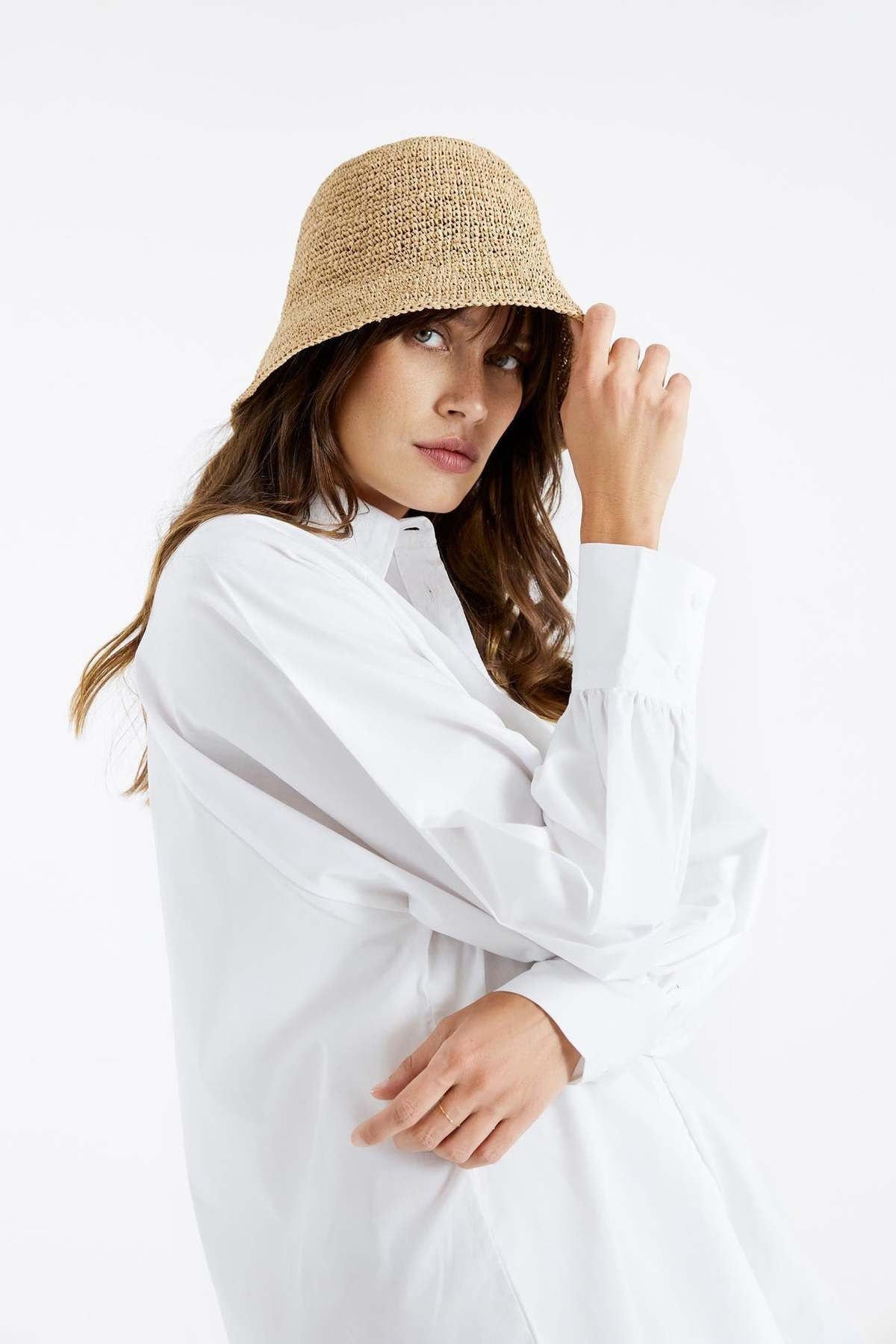ハット IBELIV SS25 Andao bucket hat (ANDAO TEA) IBELIV | Andao Bucket Hat | Tea – ingla concept store