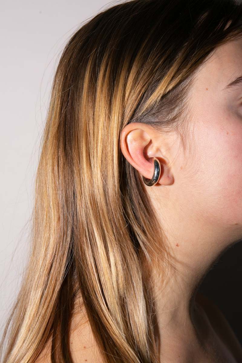 SASKIA DIEZ 048.05.01.000.01.11 イヤーカフ BOLD EARCUFF NO1 セール】SASKIA DIEZ WIRE BOLD EARCUFF DOUBLE NO1 925 AG
