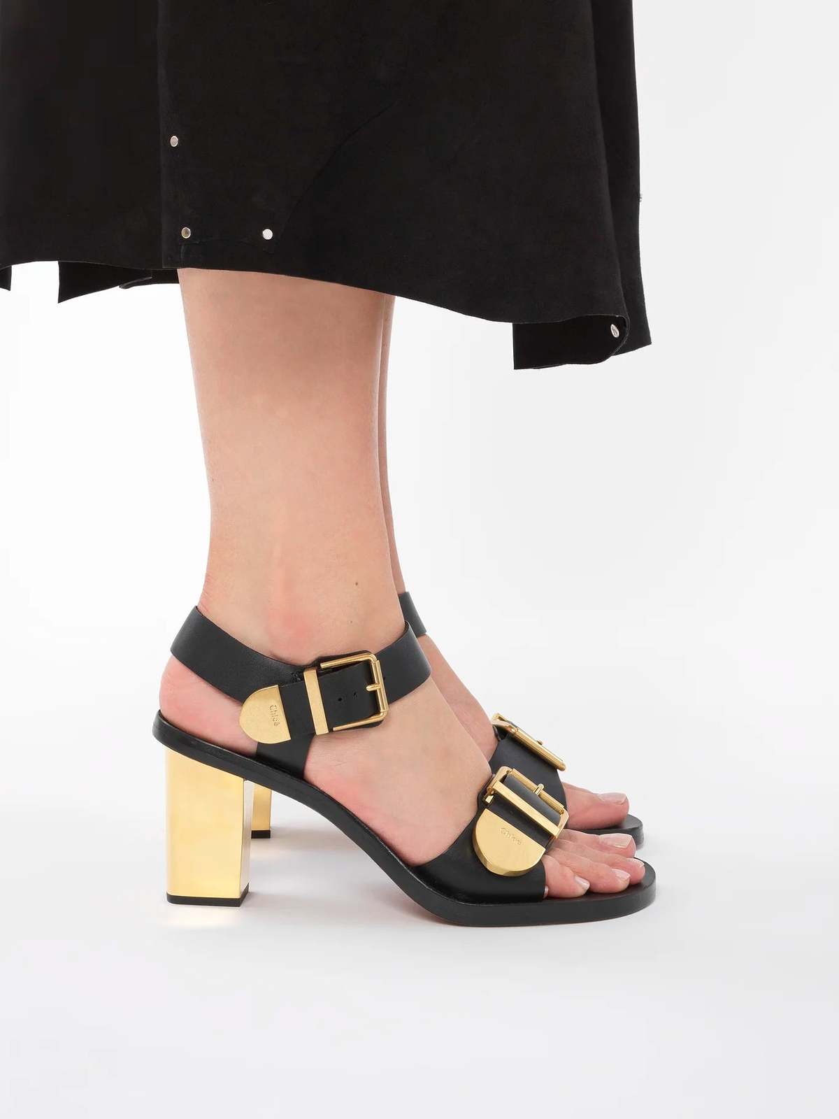 Chloé Rebecca High-Heel Sandal - Black - Image 4 of 4