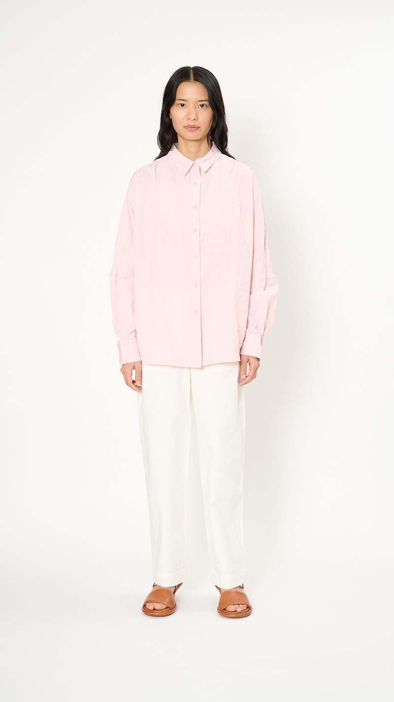 Casey Casey Waga Long Sleeve Shirt - Pink | Garmentory