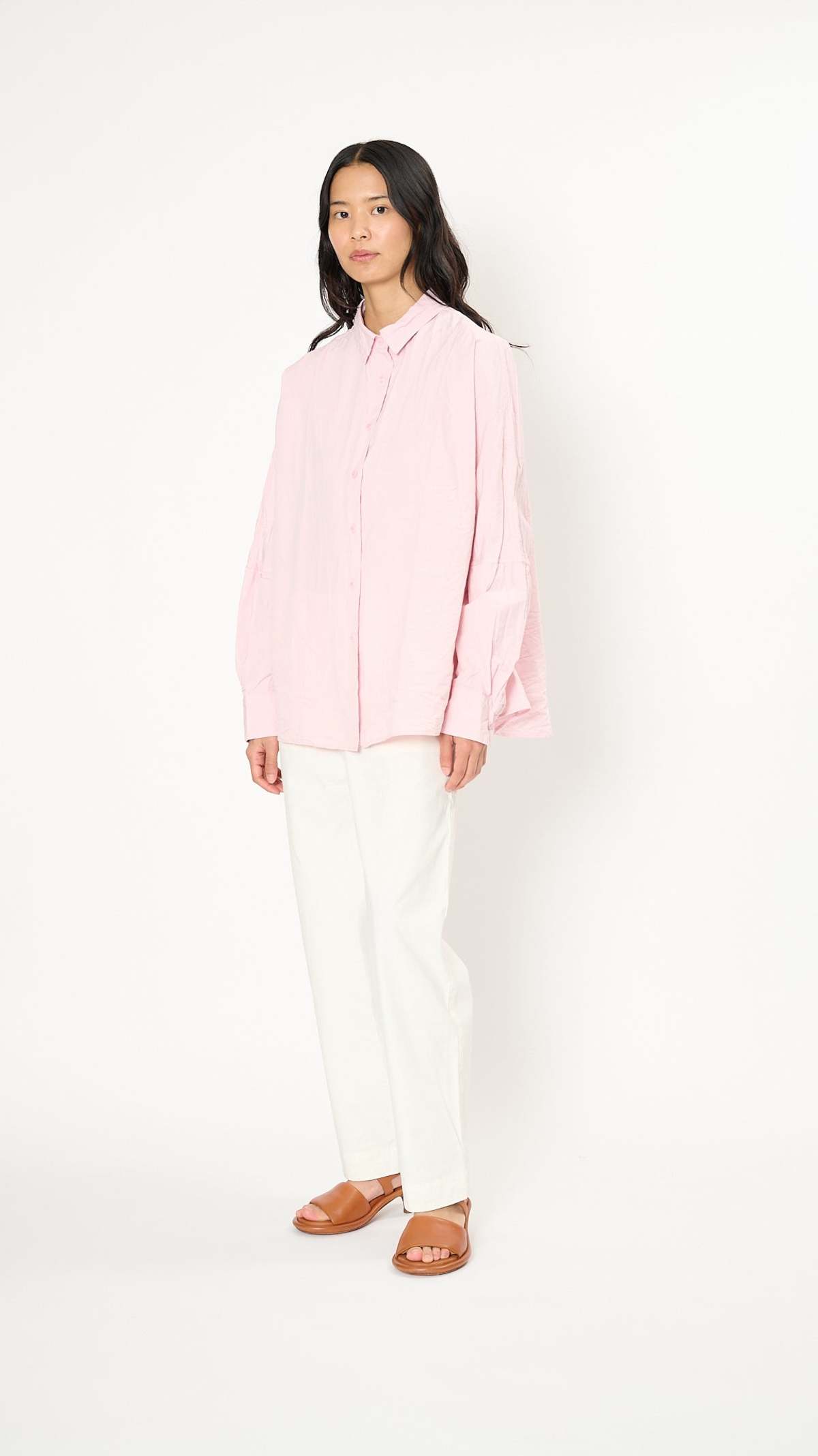 Casey Casey Waga Long Sleeve Shirt - Pink | Garmentory