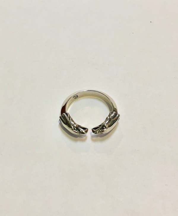 LARRY SMITH DOUBLE EAGLE HEAD RING LARRY SMITH DOUBLE EAGLE HEAD