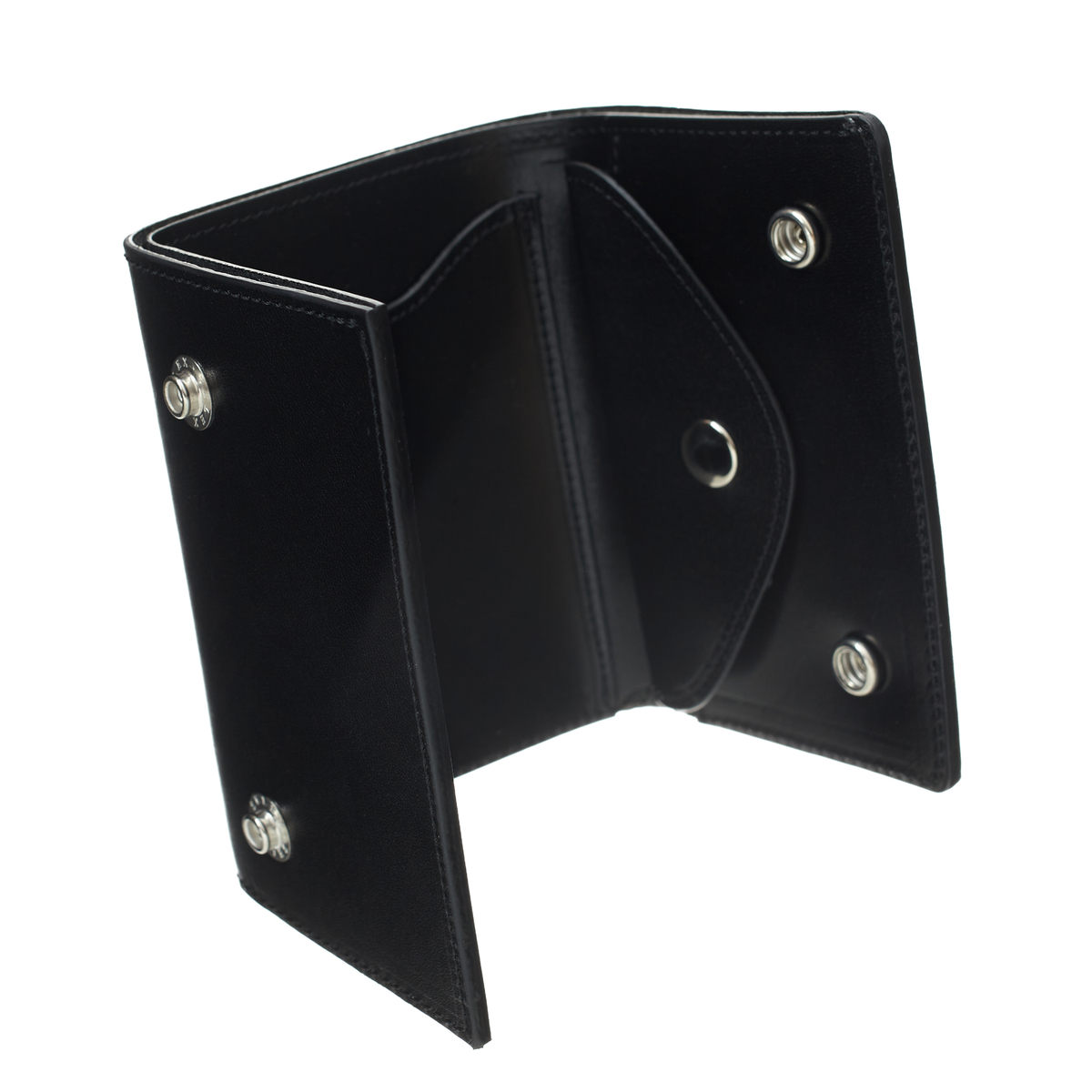 Mastermind World leather wallet with chain - Black | Garmentory