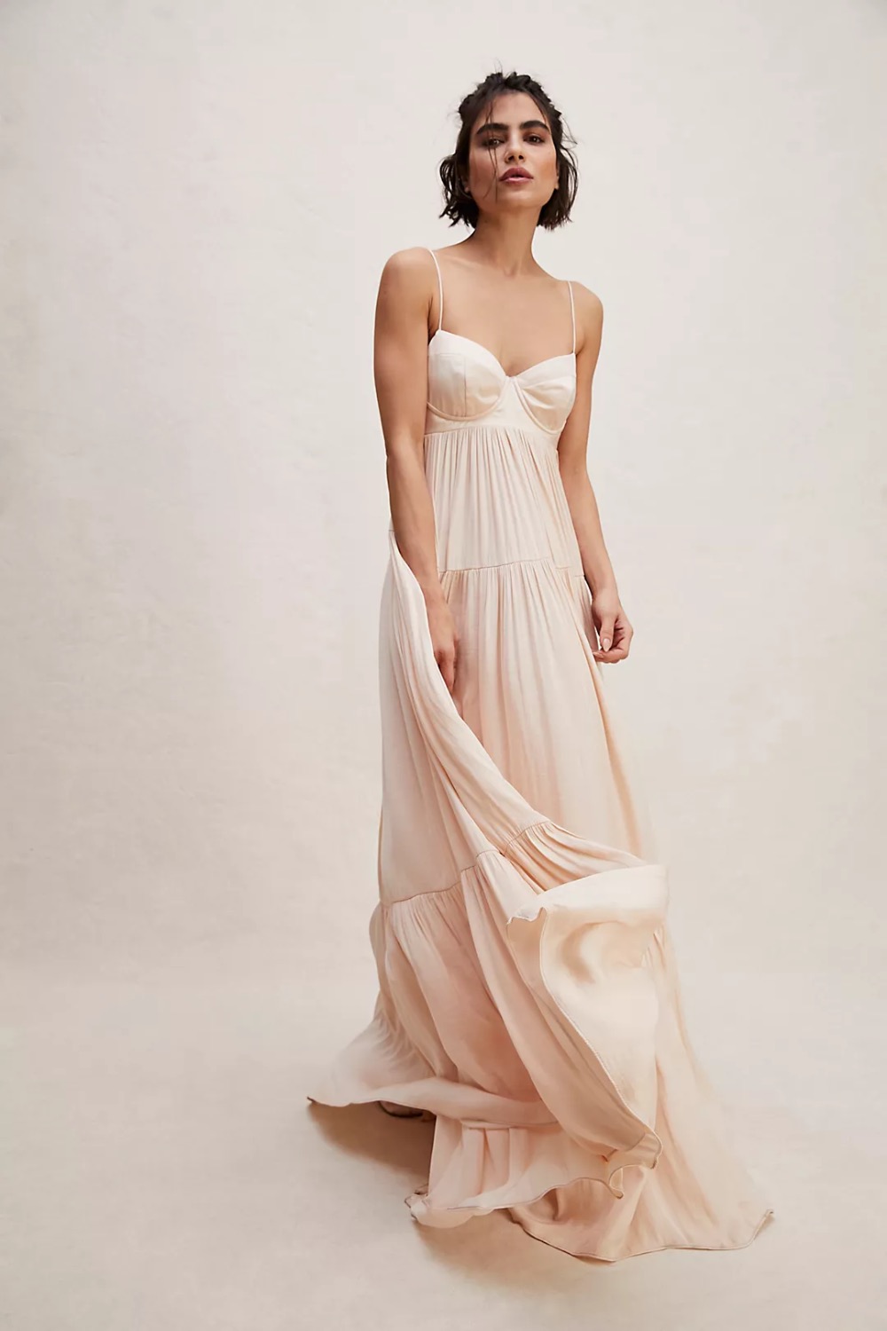 knee length dresses for ladies Freya Maxi Dress Pink main image 1