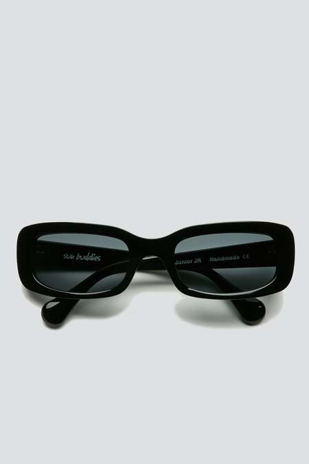 Sun Buddies Metal Helmut EYEWEAR - Black/Transparent Grey | Garmentory