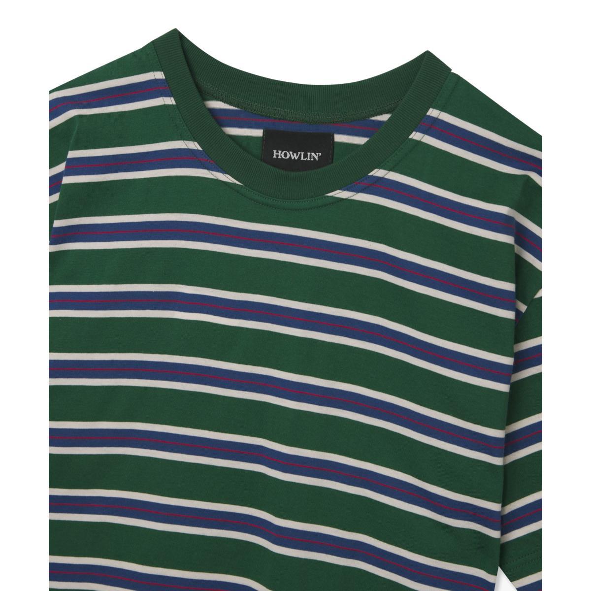Howlin' Smiling Faces T-shirt - Mezcal Green | Garmentory