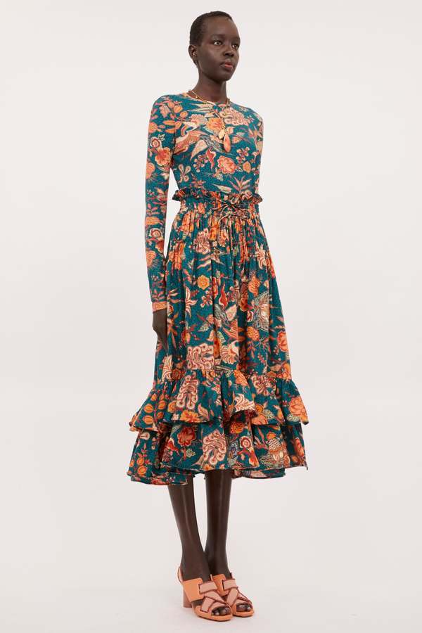 Ulla Johnson Acacia Skirt - Delphinium | Garmentory