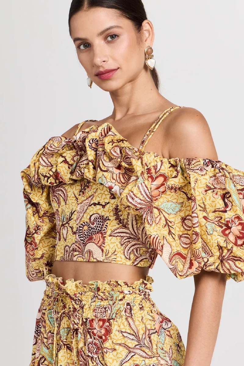 Ulla Johnson Carla Top - Calla Lily | Garmentory