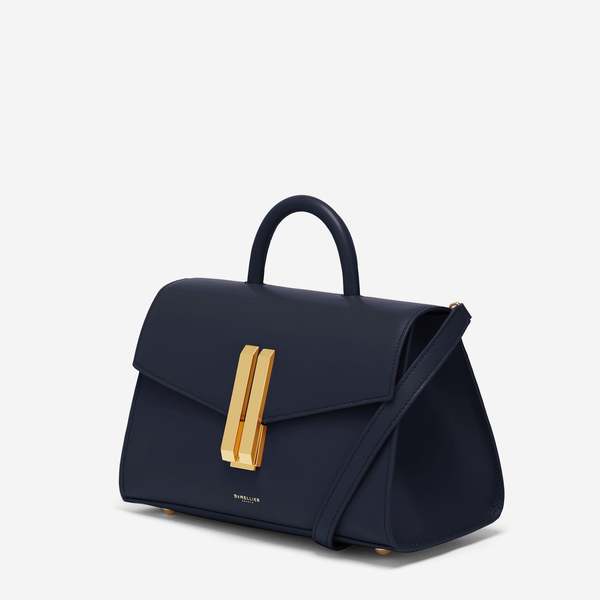 DeMellier London Midi Montreal Bag - Navy Smooth | Garmentory