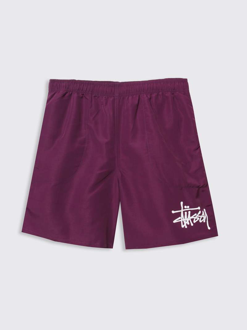 Stussy Big Basic Water Short - Plum | Garmentory