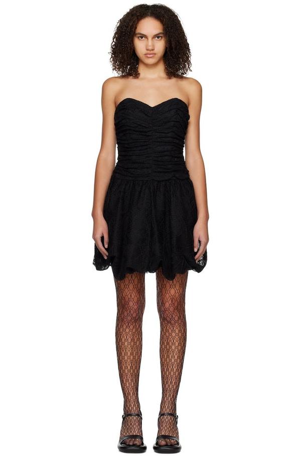 knee length dresses for ladies Cottage Rose Lace Mini Dress  Anna Sui