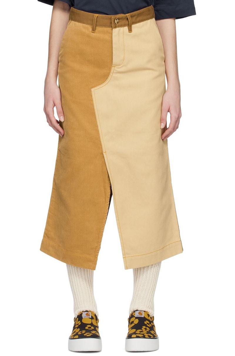 Marni Carhartt WIP Edition Midi Skirt - Brown | Garmentory