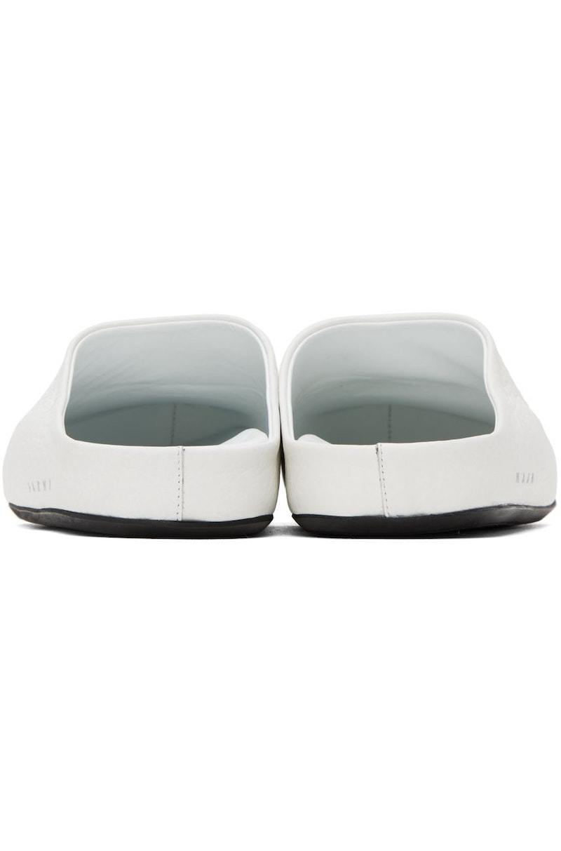 Marni Fussbett Sabot Loafers - White | Garmentory display picture 1